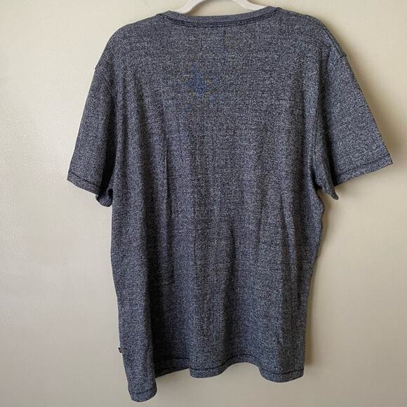 Billy Reid | Men’s Crew Neck Short Sleeve Tee Shirt Pocket Heathered Gray XL - Picture 5 of 7